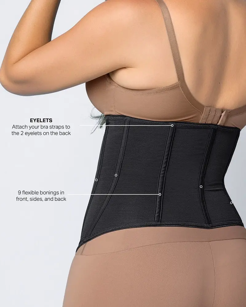 waist trainer that covers back fat