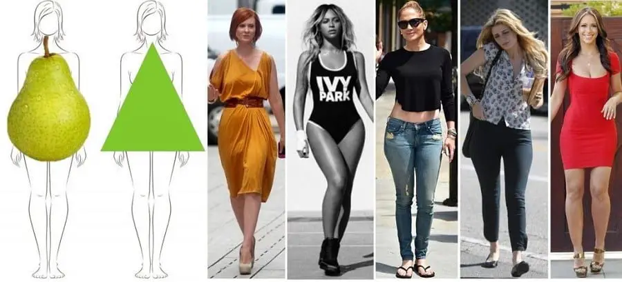 pear shaped body vs hourglass