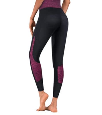 9.TrainingGirl High Waist Sauna Sweat Pants Slimming Neoprene Weight Loss Workout Capri Leggings min e1646705540204