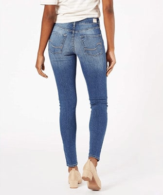 #3 Signature by Levi Strauss & Co. Gold Label Women’s Totally Shaping Skinny Jeans – The best for a vintage look