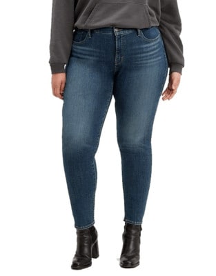 #7 Levi’s Womens 311 Shaping Skinny Jeans – The best for a heavy bottom-min